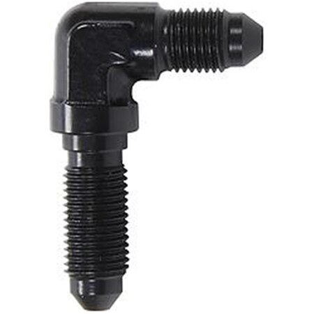 Powerhouse 90 deg Bulkhead -3 AN Male to 3 AN Male, Black PO3623716