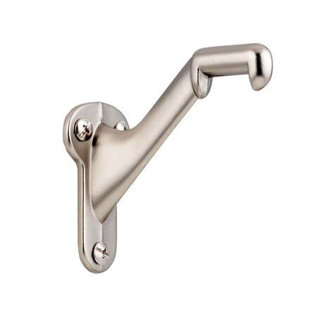 Geo 1-1/4" x 2-7/8" Handrail Bracket Satin Nickel Finish GBH-HB3-SN
