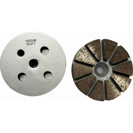 Vantage Product Metal Bond, Diamond Tooling MD-TQC10SEG-1620S-Bevel