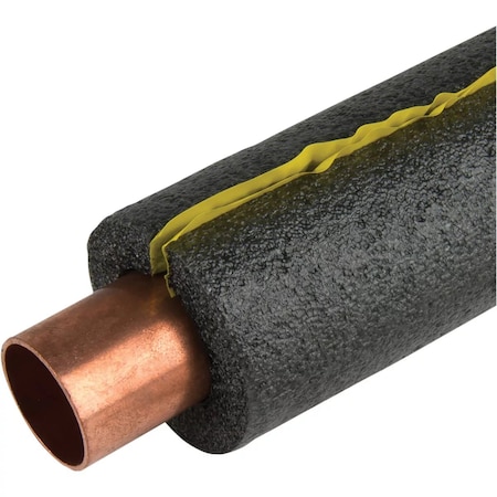 Tundra 1/2'' Wall Self-Sealing Poly Pipe Insulation Wrap 3/4''x3', Fits Pipe Size 3/4'' Copper/1/2''Iron, 4PK PR12078TATU0