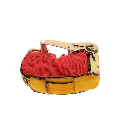 Kinedyne Tie-Down Strap, Ratchet, 27ft x 2In, 3335lb 512784PAKGRA