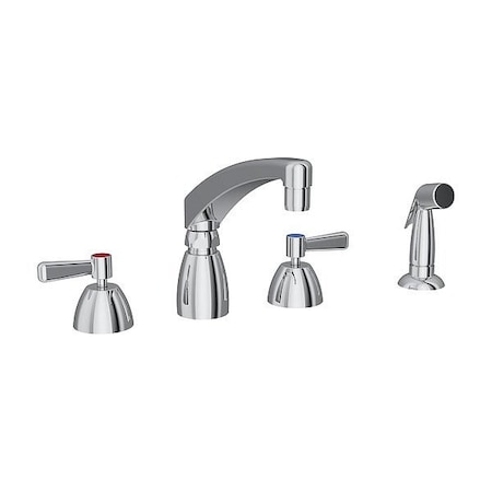 Elkay Handle-Operated Faucet, Manual, Arc LK801AT08L2