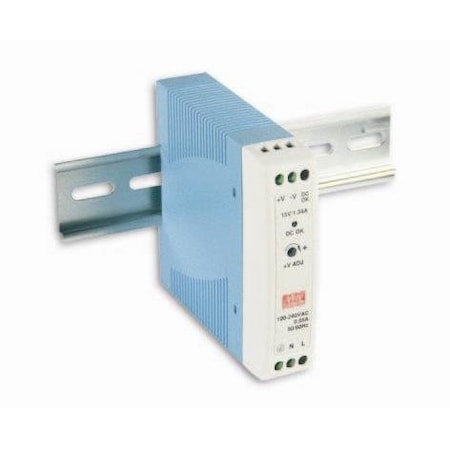 Meanwell Mean Well - Industrial AC/DC Din Rail Power Supply Single Output 24V 1A 24W MDR-20-24