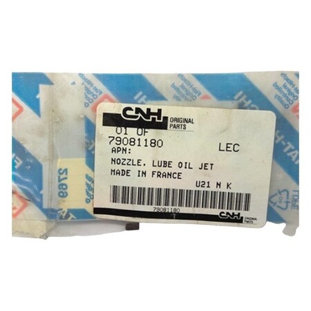Cnh NOZZLE LUBE OIL JET, CNH OEM 79081180 79081180