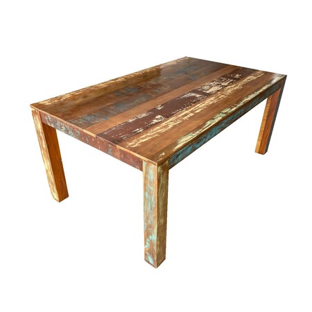 Homeroots 72" Brown Solid Wood Dining Table 488595