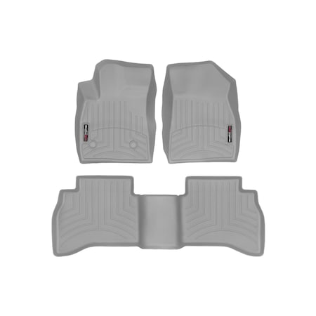 Weathertech Grey, Front and Rear Floorliners 461617-1-5
