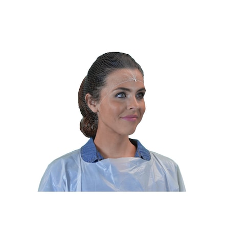 Zoro Select Hairnet, Nylon, 28 in Dia., White, 1440 PK 109I-LRG WHITE