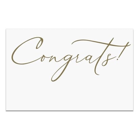 Nashville Wraps Congrats Gloss Enclosure Card, 3.5x2.25, 50PK AC7154