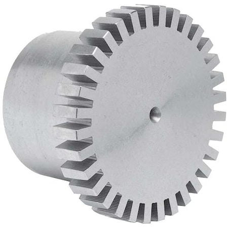 Dodge Industrial Grid Coupling Hub, 2.63 in. Hub Diameter, 3.588 in. Flange Outside Diameter, Shaft 1050T HUB RB NO BORE ; 006293