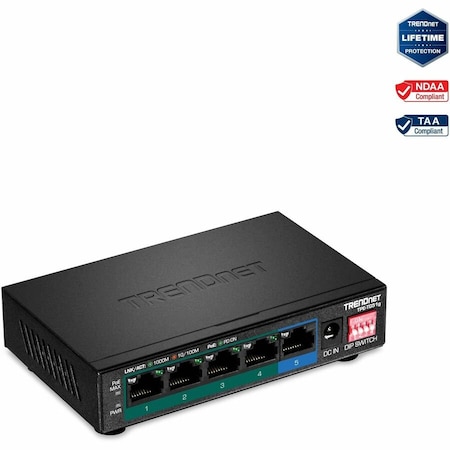 Trendnet 5 Port Gig PoE Plus Switch TPETG51G