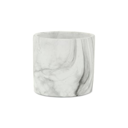 H2H 5.5 x 5.5 x 5.5 in. Marmoreal Marble Pot H22848583