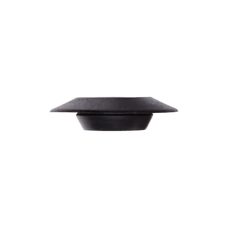 Auveco Flush Sheet Metal Plug Plastic 1/2in Hole Black, 100PK 11746