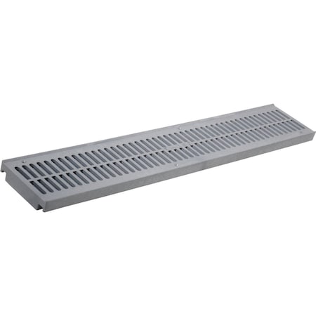Nds Spee-D 4-1/8'' W. x 24'' L. Gray Structural Foam Polyethylene Channel Grate 241-1