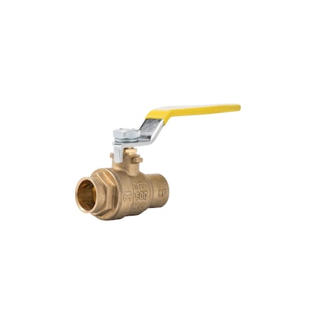 Proline Series Brass 1/2-in SWT x 1/2-in SWT Ball Valve - Lead-Free 107-853NL