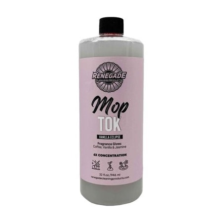 Renegade Products Usa Mop Tok: 6X Concentrated Luxury Mop Soap Solution, Vanilla Eclipse, 32oz. GLMOPVE-32