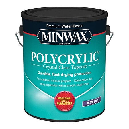 Minwax Finish, 1 gal, Satin, Clear 13333000