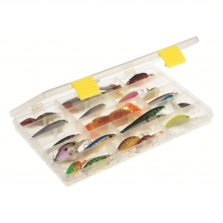 Plano Compartment Box with Plastic, 1 3/8 in H x 9 1/8 in W 2370100