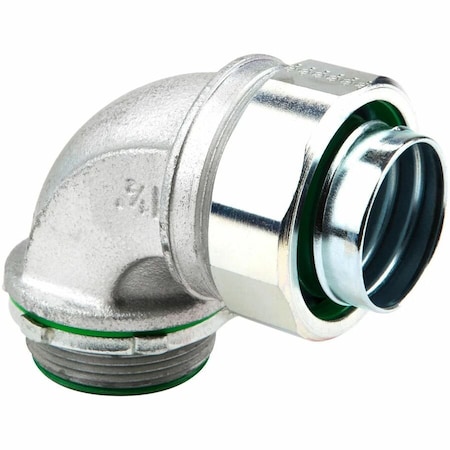 Dottie Conduit Fitting Connector, 1 in, Threaded, Alloy Steel, Zinc Plated SL90100I