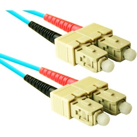 Enet 7M Sc/Sc Duplex Multimode 50/125 10Gb Om3 Or Better Aqua Fiber SC2-10G-7M-ENC