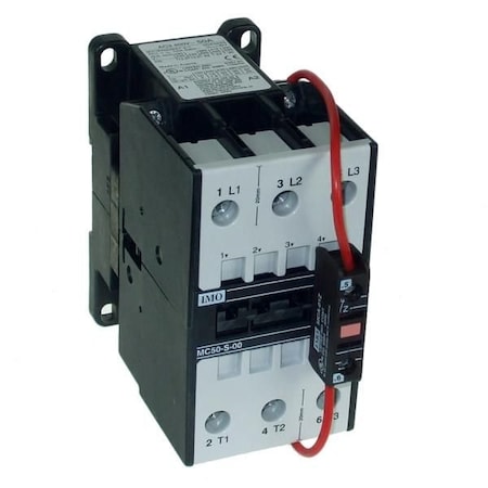 Imo Automation Contactor 3 Pole Open 22kW 50A AC3, 54V DC Coil MC50-S-0054DC