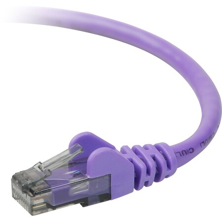Belkin Patch Cable - Rj-45 - Male - Rj-45 - Male - Unshielded Twisted Pair A3L980-07-PUR-S