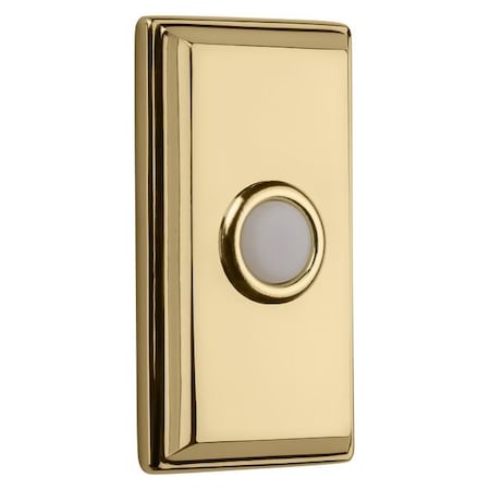 Baldwin Doorbells Unlacquered Brass 4860031