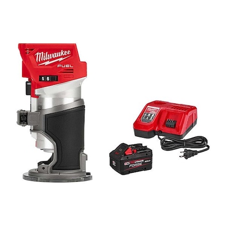 Milwaukee Tool M18 FUEL Router + M18 FORGE XC8.0 2723-20, 48-59-1881
