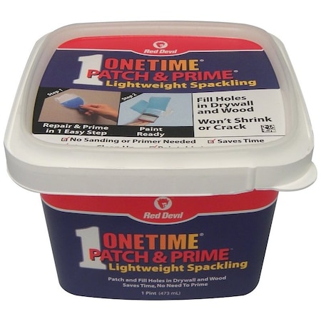 Red Devil 0 Spackling Compound White, White, 1 pt Tub 540