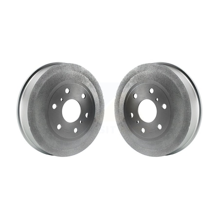 Genius Rear Coated Brake Drums Pair For 2009-2013 Chevrolet Silverado 1500 GMC Sierra KG-101412