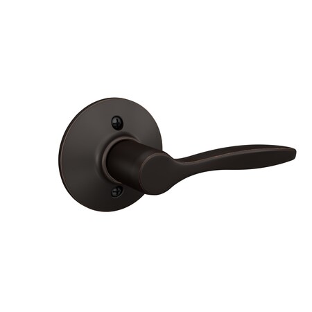 Schlage Residential Right Hand Delfayo Lever Half Dummy Aged Bronze Finish F170DEL716RH