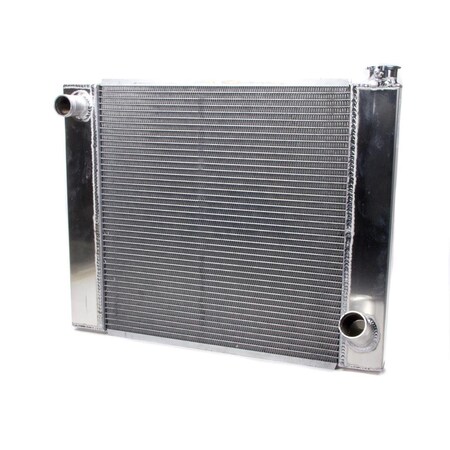 Afco Racing Products 80127LWN 19 x 24 x 3 in. Lightweight Aluminum Single Row 1.25 in. Core Radiator for Chevy AFC80127LWN
