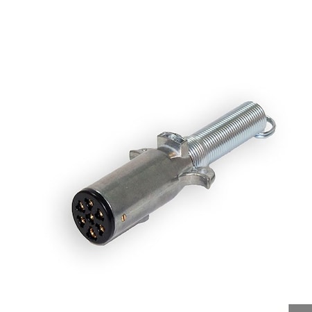 Switch Components Heavy Duty 7-Pole Diecast Connector, Plug with Cable Guard TC7-P3-Z