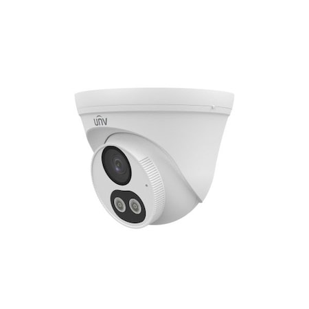 Uniview UNV 8MP Dual Light Fixed Turret, 2.8mm, Built-in Mic, No UMD IPC3618LB-ADF28K-DL