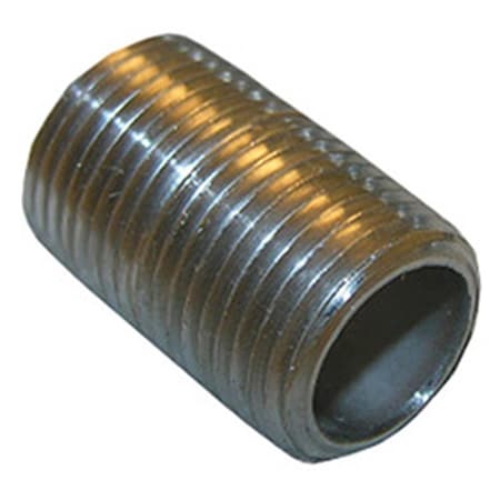 Dendesigns 0.375 in. Close Stainless Steel Nipple DE604330