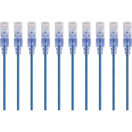 Monoprice Voice and Data Patch Cord, 10 ft L, PK10 15166