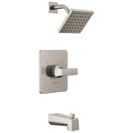 Delta Velum Monitor 14 Series Tub & Shower In Stainless T14437-SS