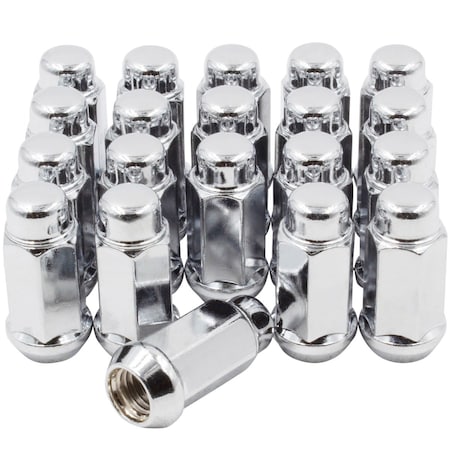 Coyote Wheel Accessories WHEEL INSTALLATION KIT 5 Lug Kit 14 Millimeter x 2 Thread Size 60 Degree Conical Bulge Acorn 19 70K573