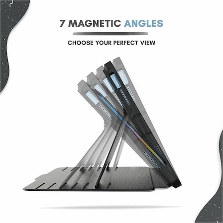 Uzbl MAGFOLIO W/PENCIL GEN10 IPAD MFP-7168-BLK