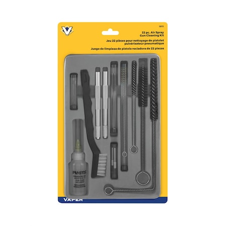 Titan 22 Pc. Spray Gun Cleaning Kit, 1EA 19111
