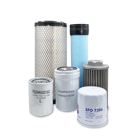 Hero Preventative Maintenance Kit Kubota SVL75-2 Skid Steer Loader S/N 26158-35177 MSU-KA-0168