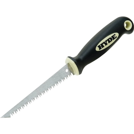 Hyde MAXXGRIP PRO Series 0 Jab Saw, 6 in L Blade, 1 in W Blade, HCS Blade, Overmolded Handle 9016