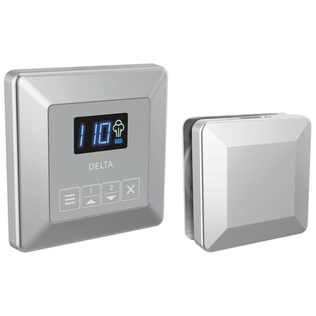 Delta Universal Showering Components Square Steam Package In Lumicoat Chrome 5CH-250T-PR