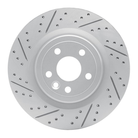 Dynamic Friction Co DFC Geoperformance Rotor - Drilled and Slotted 830-20034L