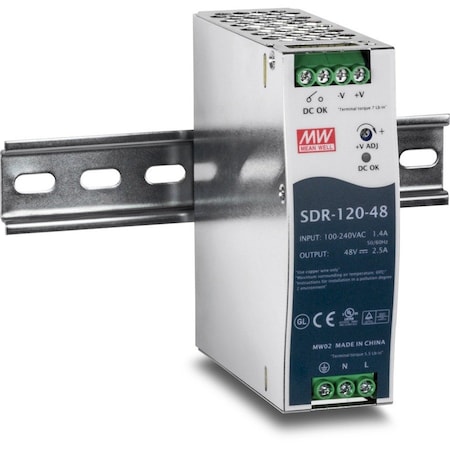 Trendnet DIN Rail 48V 120W Power Supply for TI-PG TI-S12048