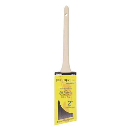 Linzer 2871PIC0200 Pro Impact Contractor Angled Paint Brush 2 in. 1502772