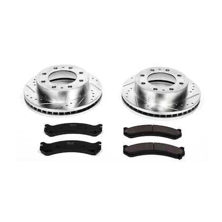 Powerstop FRONT 1 CLICK BRAKE KIT W/ HARDWARE K2071