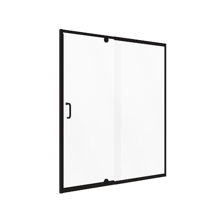 Craft And Main Pivot Shower Door, w/Pa, 48x69in, Framelss CVDP4869-CL-MB