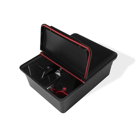 Weber Weber Works Outdoor Storage Bin, Plastic, Black, For: Slate 30 in and 36 in Griddles 3400107