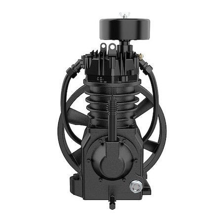 Speedaire Air Compressor Pump, 5 hp, 2 Stage, 64 fl oz Oil Capacity, 2 Cylinder TF2001