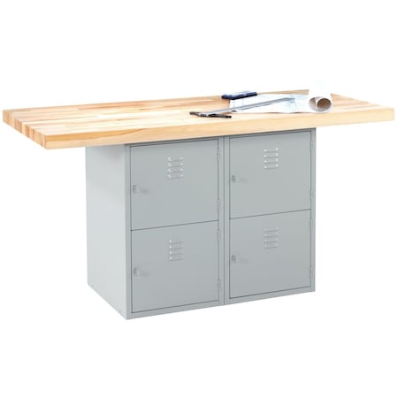 Diversified Spaces Workbenches, 64" W, 33-1/4" Height WBB4-0V